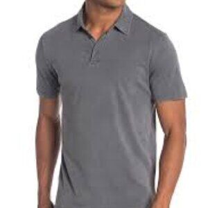 Robert Barakett BNWOT Men "Knetville" pique polo gray sz Xlarge